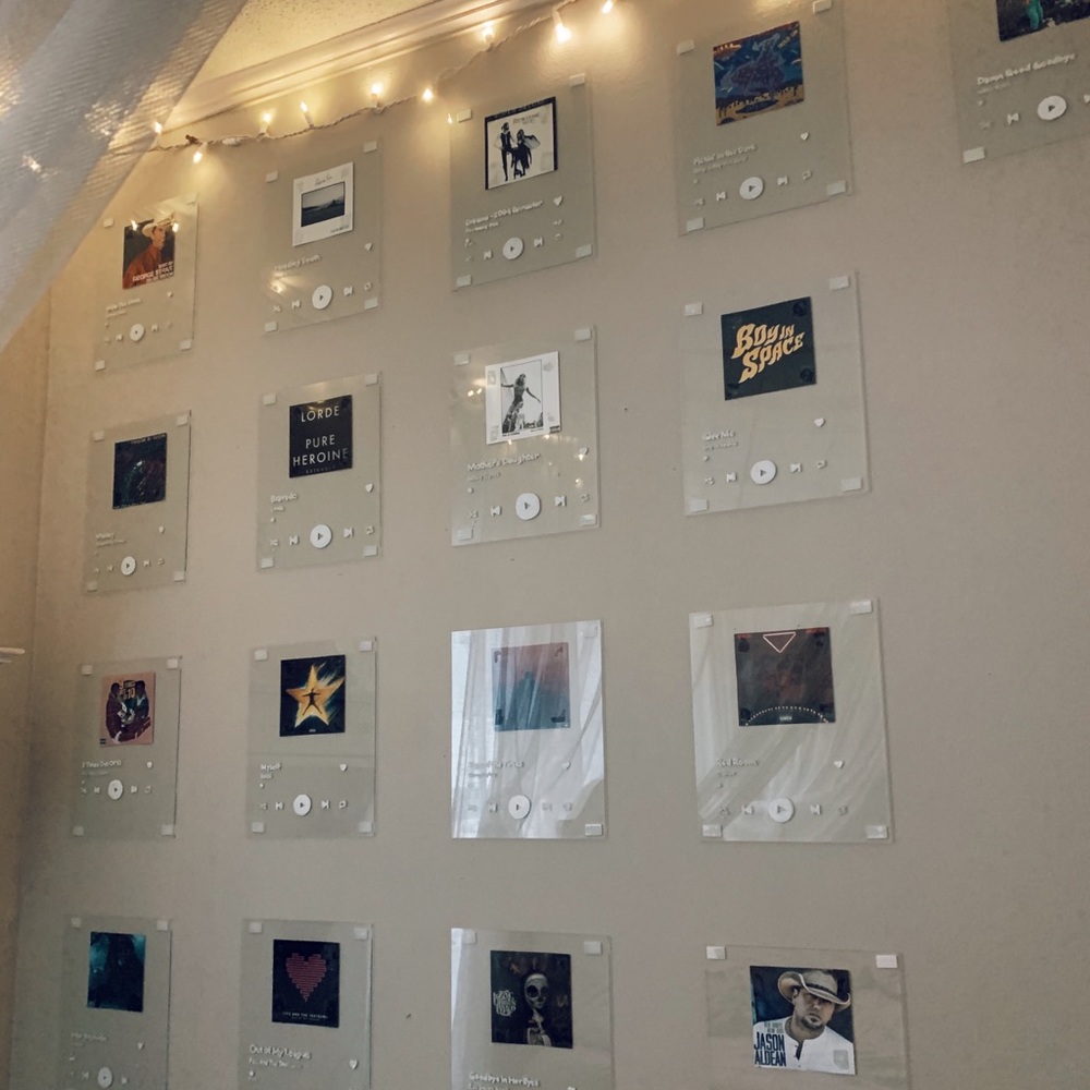 Custom song plaques